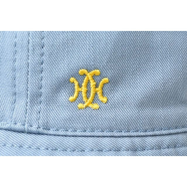 Hermes Hat Bucket Washed Cotton Calvi Blue 56 — view 5