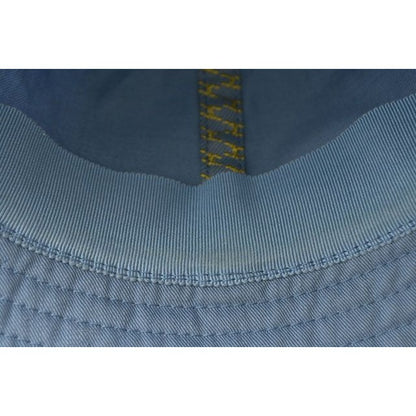 Hermes Hat Bucket Washed Cotton Calvi Blue 56 — view 7