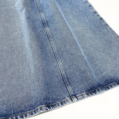 Balenciaga Denim Skirt Washed 34 Indigo Cotton — view 5