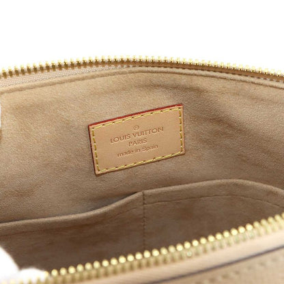 Louis Vuitton Monogram Pallas 2way Hand Shoulder Bag Dune M50066 Gold Hardware