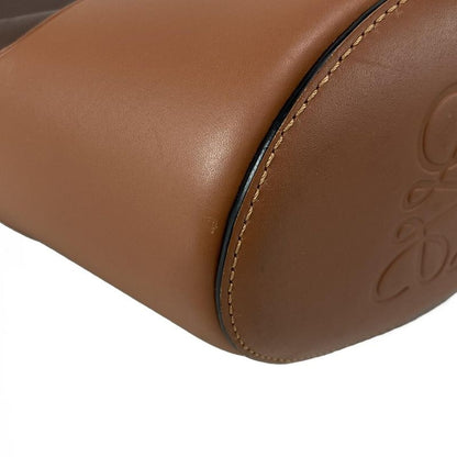 Loewe Shoulder Bag Balloon Bag Small Dark Brown And Brown Drawstring Shape