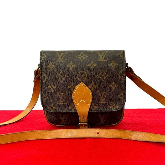 Louis Vuitton Cartesier Monogram Leather Mini Shoulder Bag
