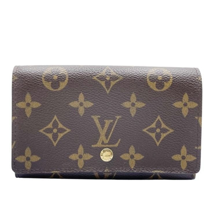 Louis Vuitton Wallet Monogram Porte Monnaie Billets Tresor Brown