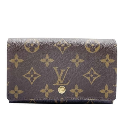 Louis Vuitton Wallet Monogram Porte Monnaie Billets Tresor Brown