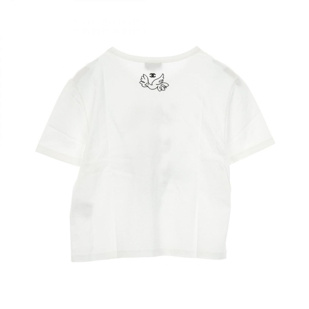 Chanel Top CC Logo Cotton T-Shirt — view 2