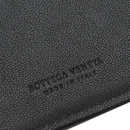 Bottega Veneta Long Wallet Intrecciato Leather Black X Brown X Khaki Black