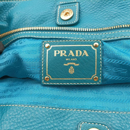 Prada Vitello Phoenix Green Leather Bn17137 8 219