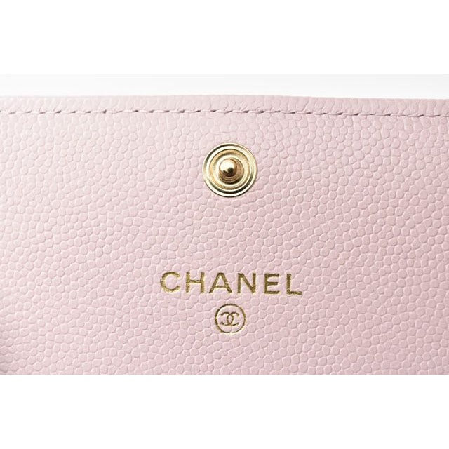 Chanel Chain Mini Wallet Accessory Pouch Ap2138 Quilted Caviar — view 8