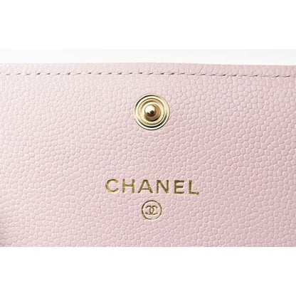 Chanel Chain Mini Wallet Accessory Pouch Ap2138 Quilted Caviar — view 8