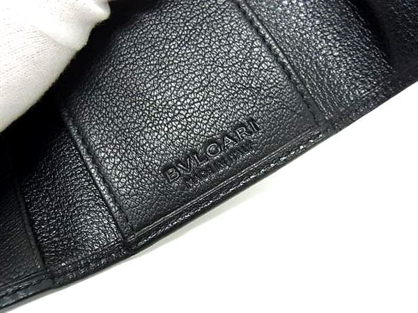 Bvlgari Logomania Canvas 6-stack Key Case Key Case Ladies Black Fm2844