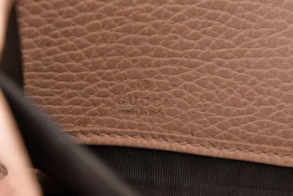 Gucci Wallet Gucci Long Wallet Petit Marmont Leather Pink Beige Round Zipper