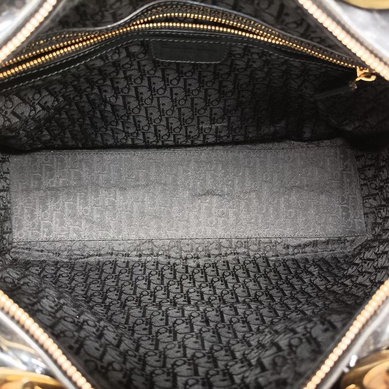 Christian Diorchristian Dior Lady Dior Black Patent 08-ma-1029