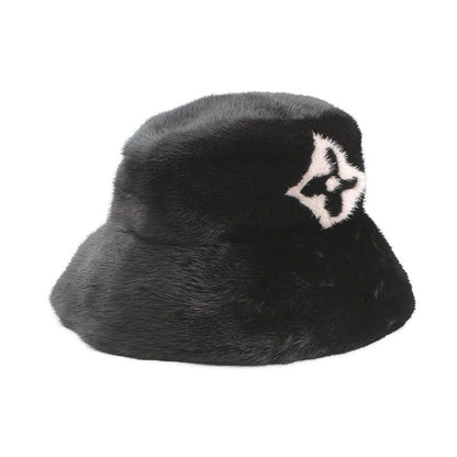 Louis Vuitton Hat Monogram Flower Bucket LV Cozy Mink Noir Black