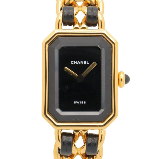 Chanel Watch Premiere S Black Leather
