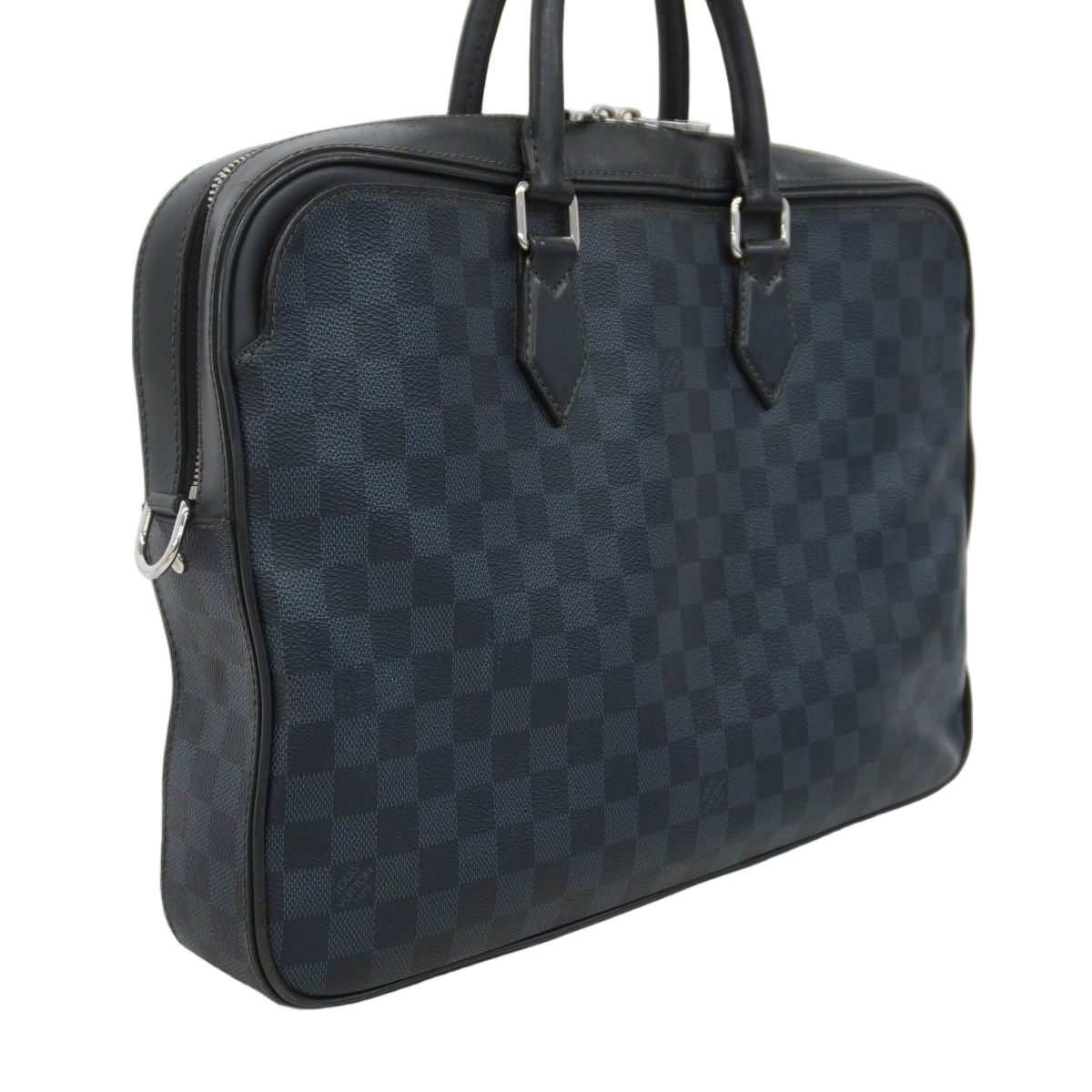 Louis Vuitton Business Damier Cobalt Dandy Briefcase MM Black — view 2