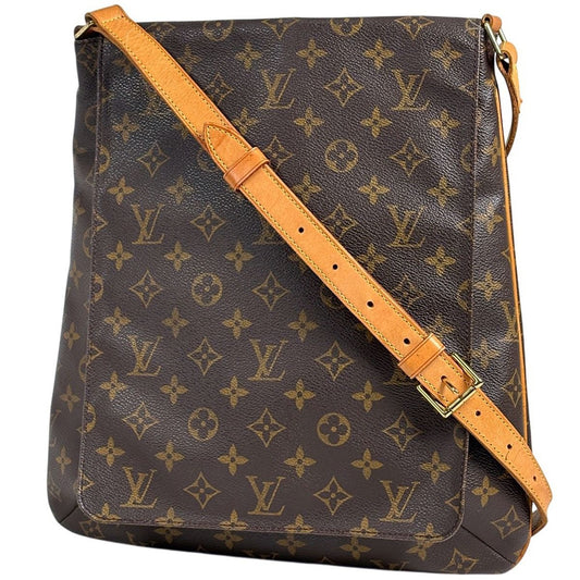 Louis Vuitton Musette Crossbody Shoulder Bag Monogram Brown