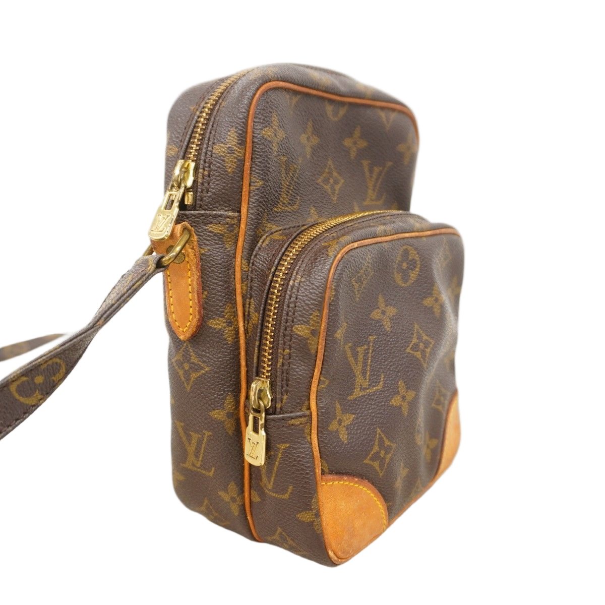 Louis Vuitton Shoulder Bag Monogram Amazon Brown — view 2