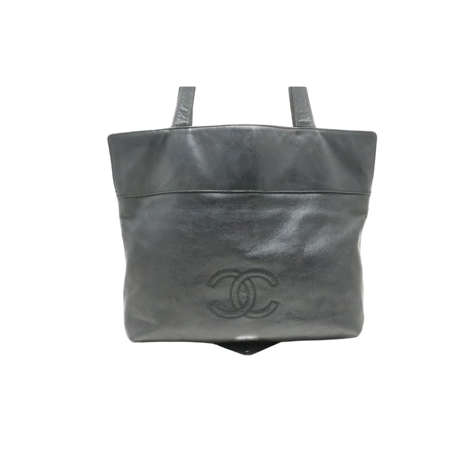 Chanel Jumbo CC Logo GD Leather Tote