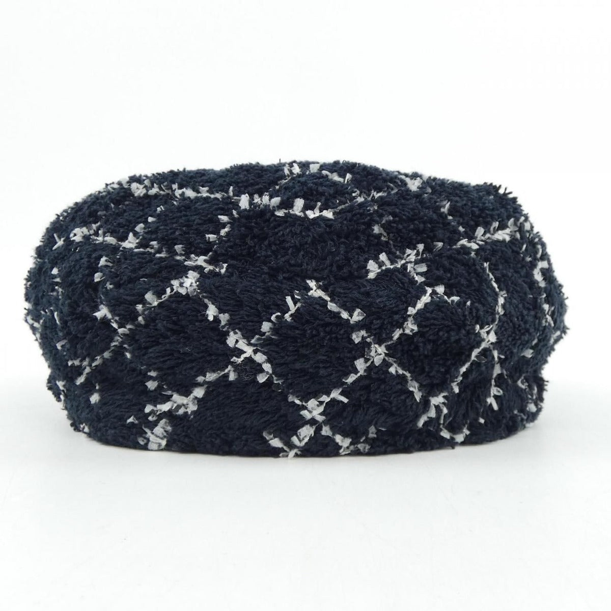 Chanel Cap Cotton White Navy — view 4