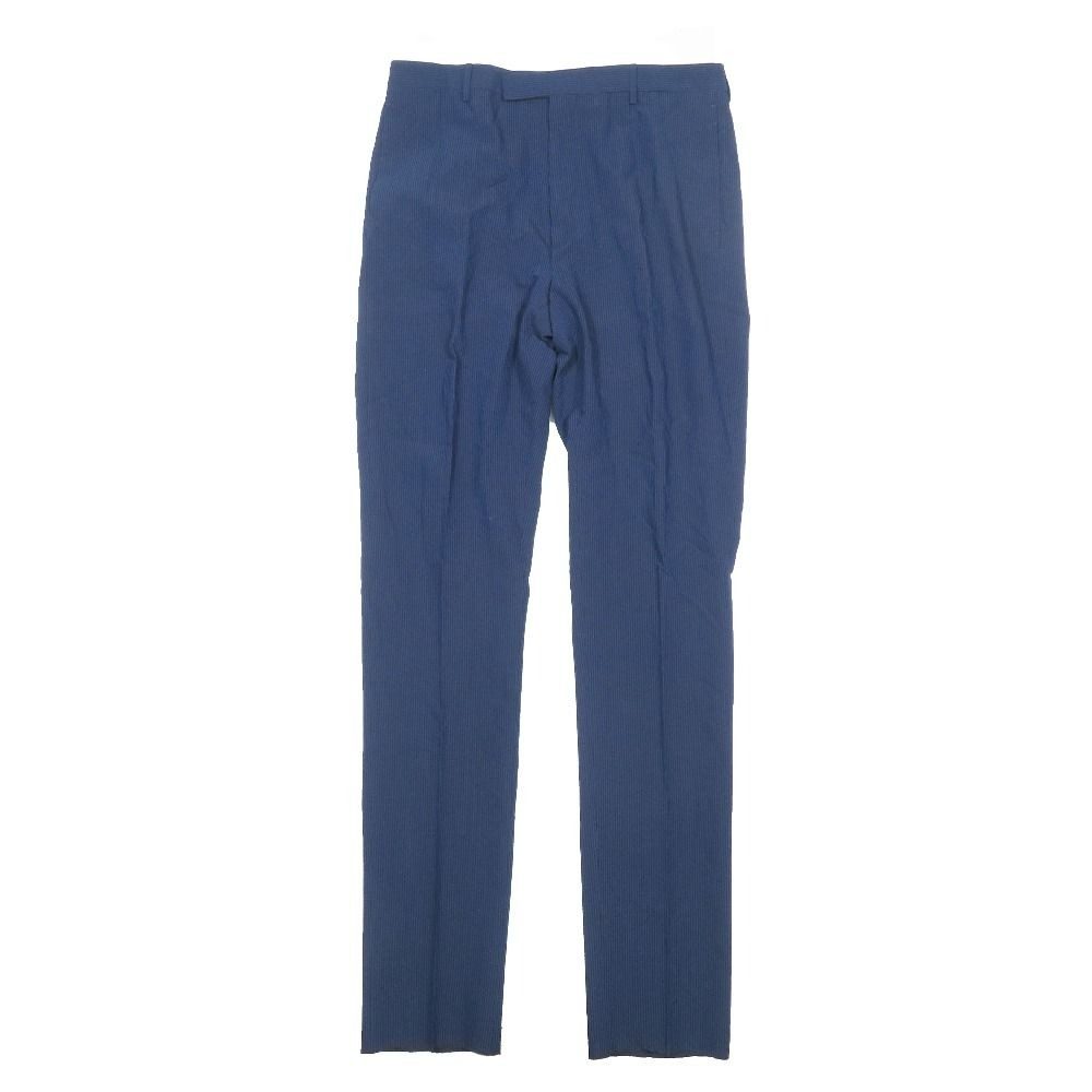 Dior Striped Trousers Pants Cotton Wool Suit Blue Black 52