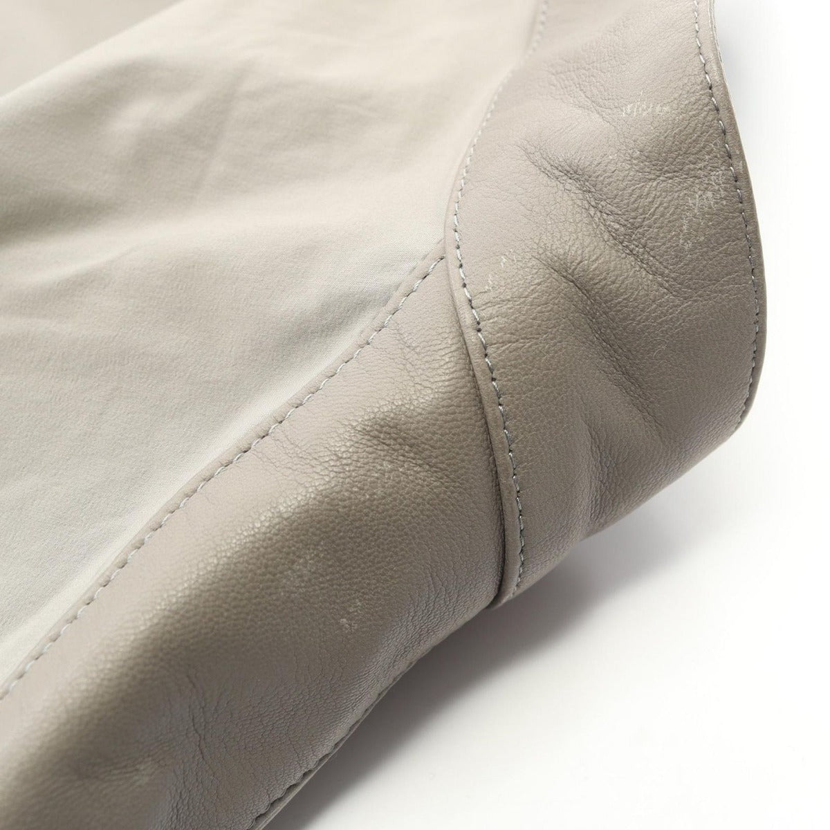 Hermes Button Jacket Nylon Leather — view 5