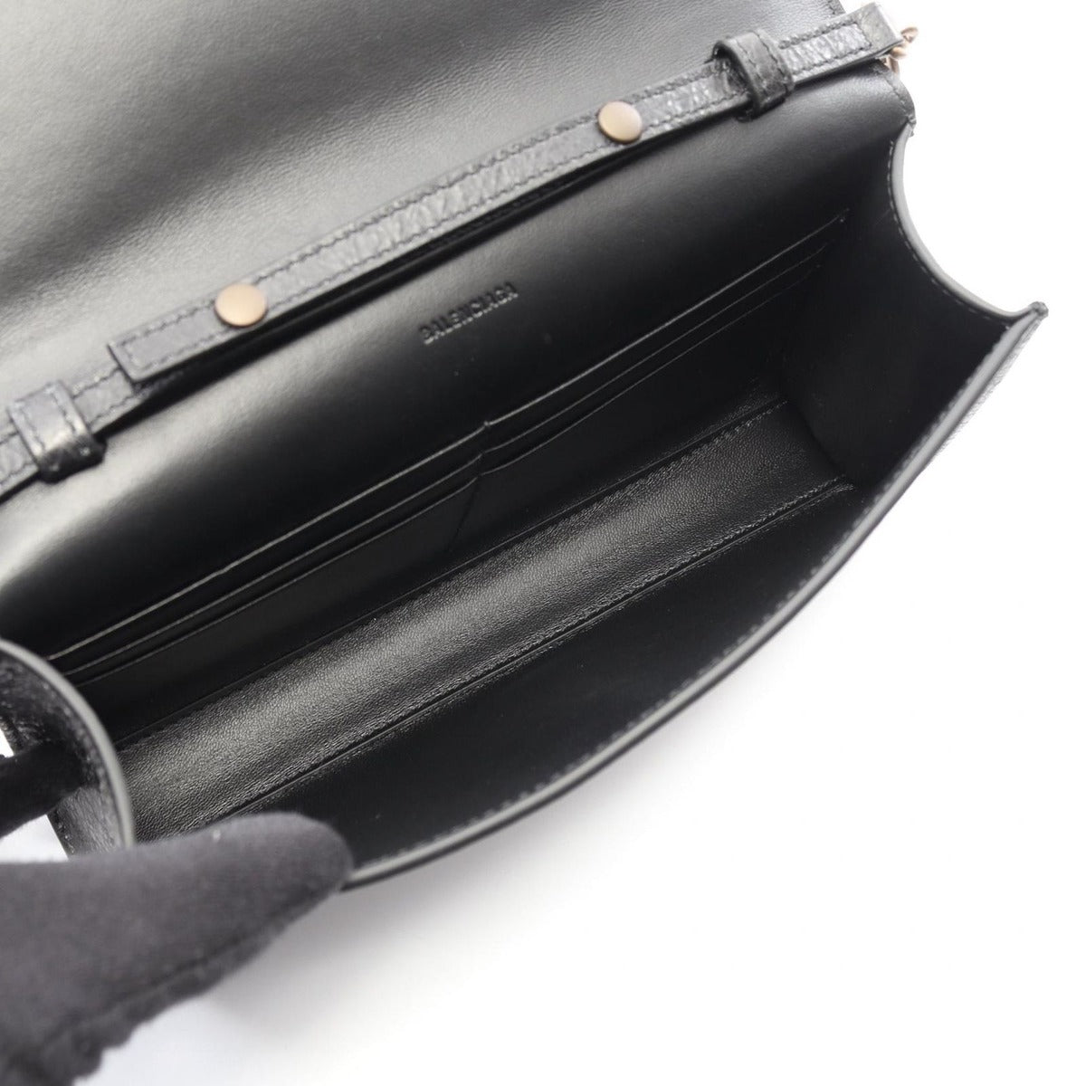 Balenciaga Shoulder Bag City Black Leather le Chain Wallet — view 3