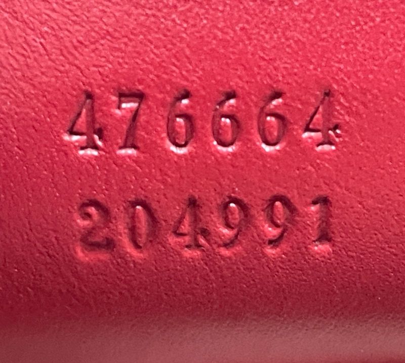 Gucci Bamboo Queen Margaret Leather Backpack Bee Red 476664 Made In Italy