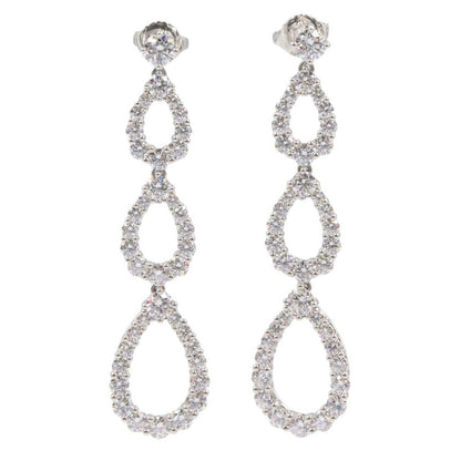 Harry Winston Earrings Tripe Lou Diamond