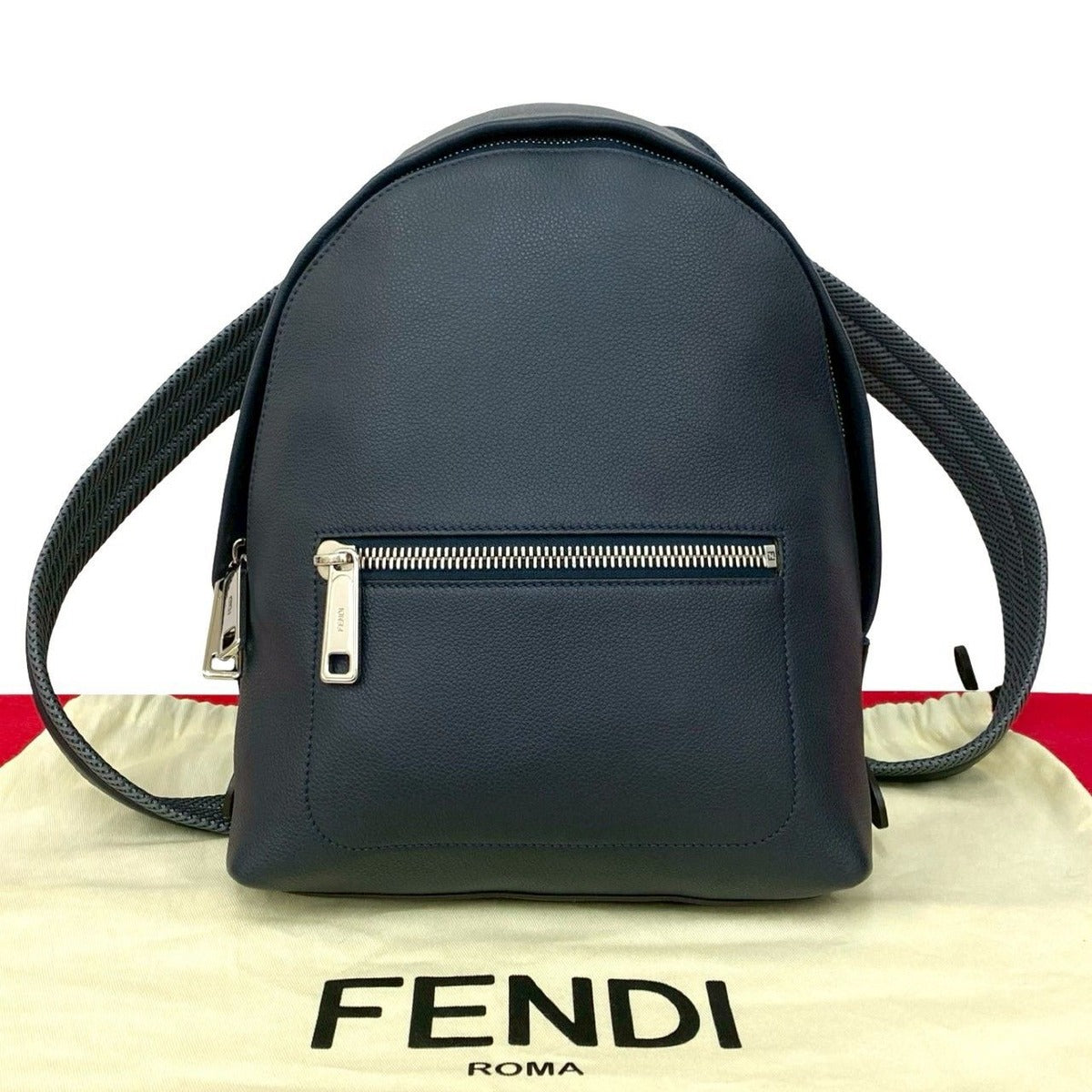 Fendi Backpack Selleria Leather
