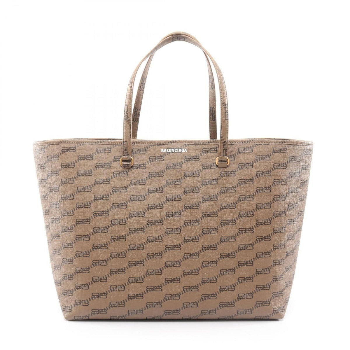 Balenciaga Tote Bbmonogram Brown Large