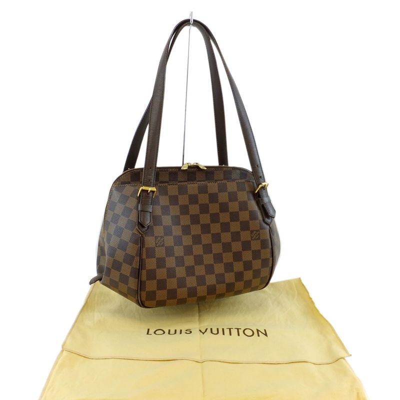 Louis Vuitton Belem MM Shoulder Bag Semi Shoulder N51174 Damier Brown