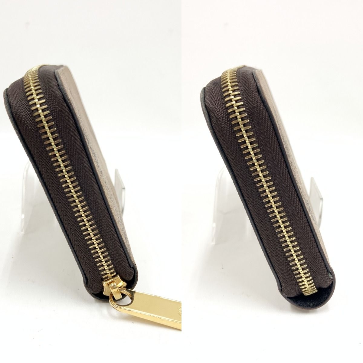 Louis Vuitton Giant Monogram Reverse Zippy Wallet Round Zipper Long Wallet