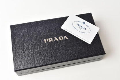 Unused Prada Wallet Prada Long Wallet 1m1132 Saffiano Metal Saffiano Peonia