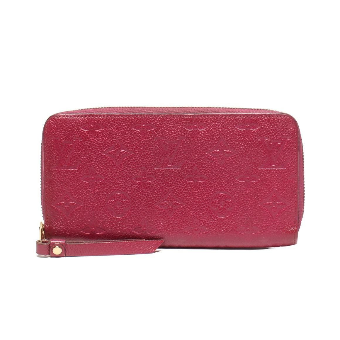 Louis Vuitton Zip Around Wallet Zippy Monogram Bordeaux