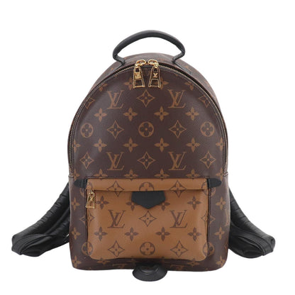Louis Vuitton Monogram Reverse Palm Springs Backpack PM Brown