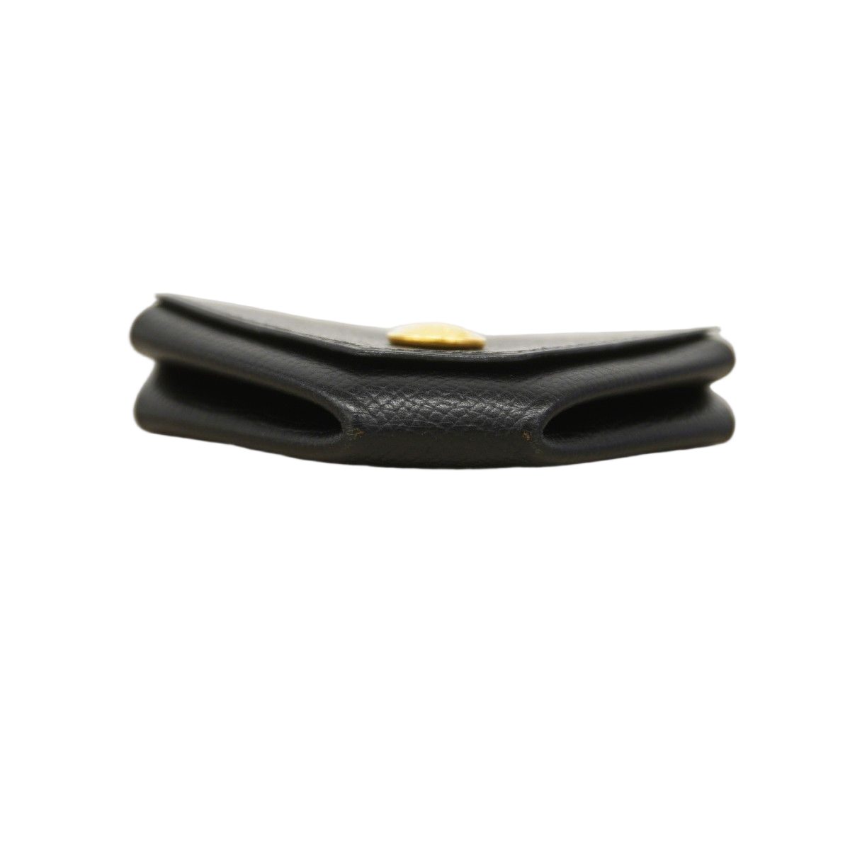 Hermes Coin Case Levain Calte Courchevel Black Gold — view 2