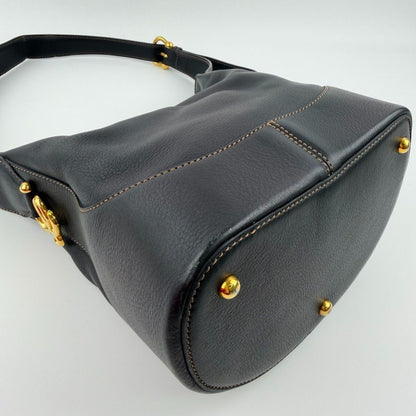 Loewe Shoulder Bag Black Leather Vintage — view 11