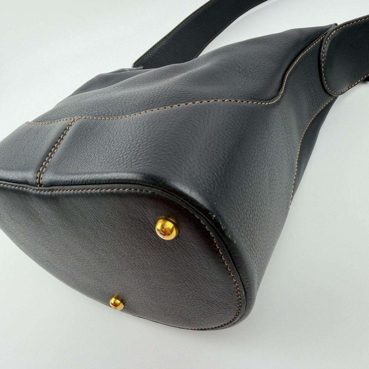 Loewe Shoulder Bag Black Leather Vintage — view 12