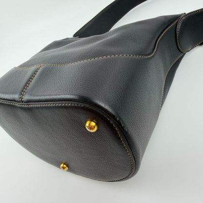 Loewe Shoulder Bag Black Leather Vintage — view 12