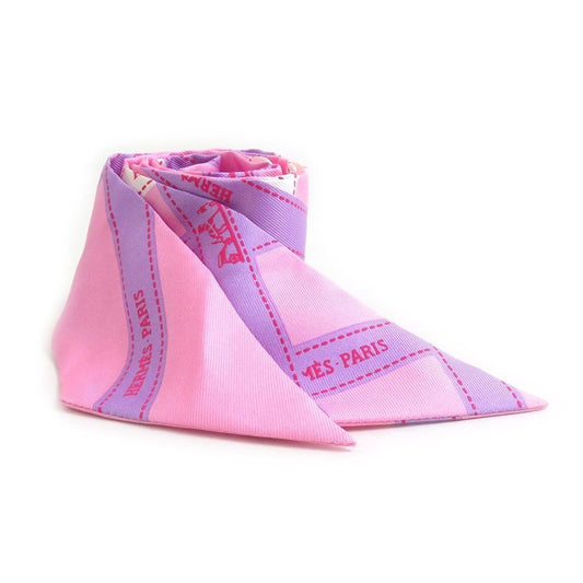 Hermes Scarf Twirly Scarves Pink