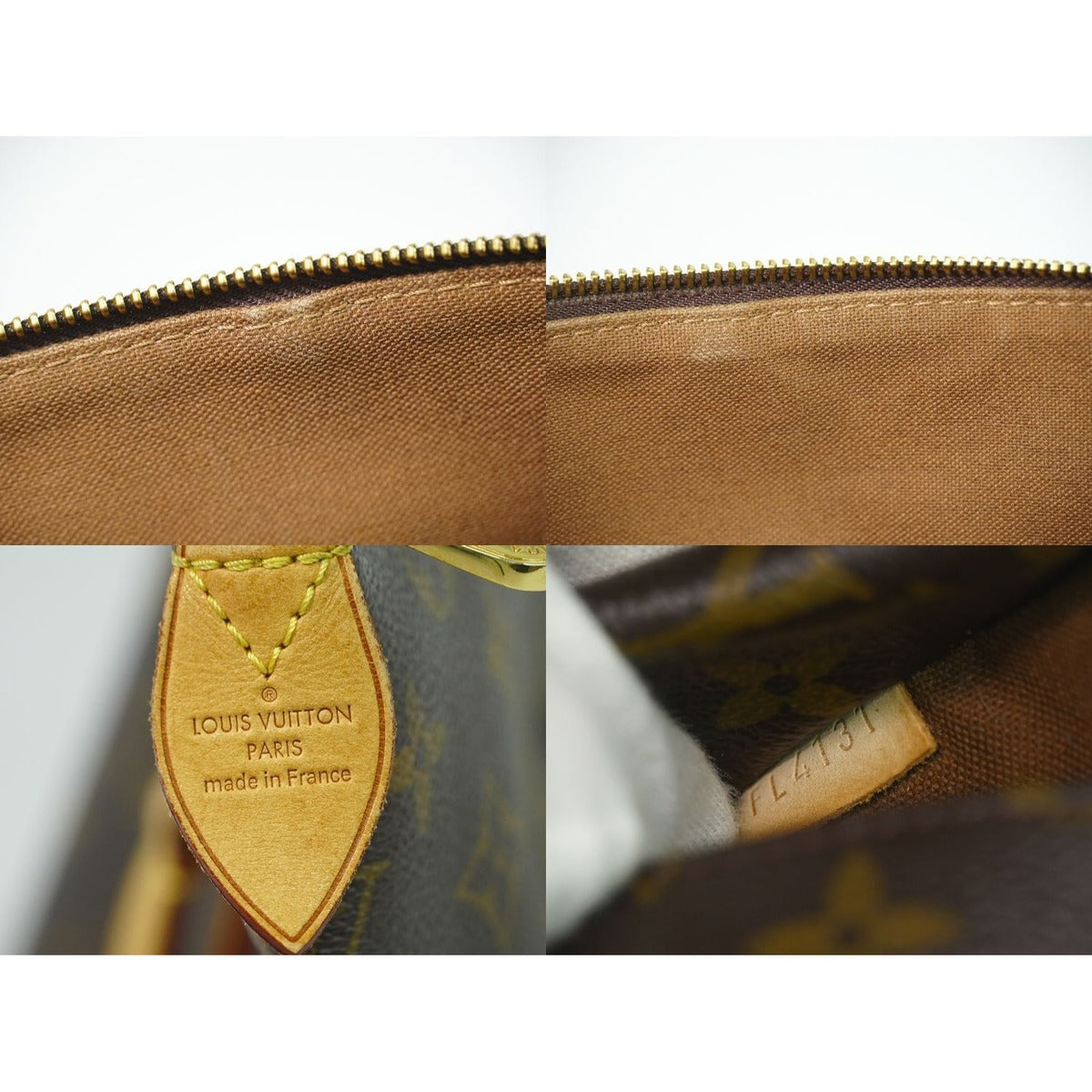 Louis Vuitton LV Totally MM Monogram Tote Shoulder Bag Brown — view 9