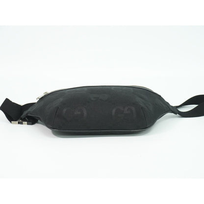 Gucci Jumbo GG Canvas Belt Bag Black — view 3