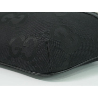 Gucci Jumbo GG Canvas Belt Bag Black — view 7