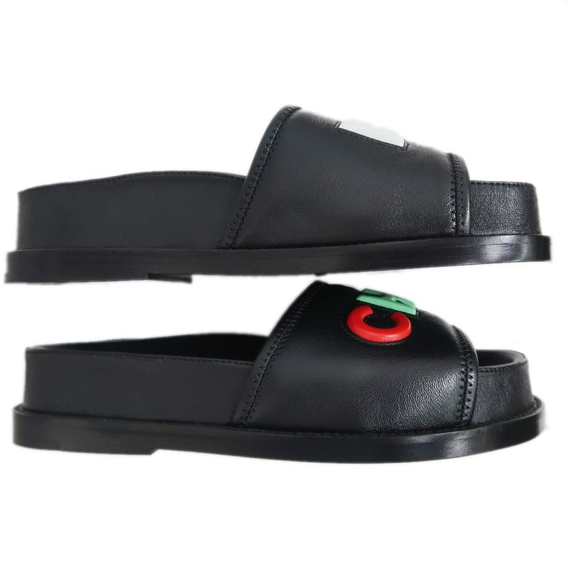 Chanel Multicolor Logo Sandals Black Size 36 C Apparel — view 4