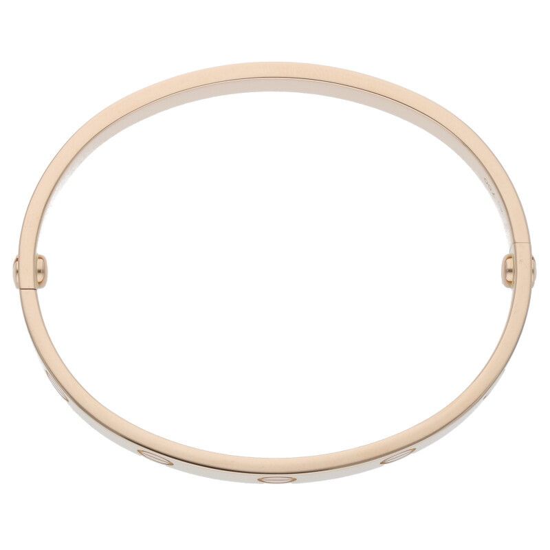 Cartier Old Shape LOVE Bracelet Love Bracelet 18K Pink Gold Love Bracelet Mens