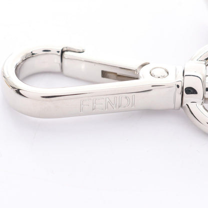 Fendi Key Holder FF Square Zucca Brown Key Ring — view 3