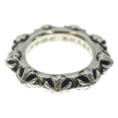 Chrome Hearts Cross Band Ring Silver