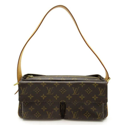 Louis Vuitton Viva-Cite MM Monogram Shoulder Bag Brown