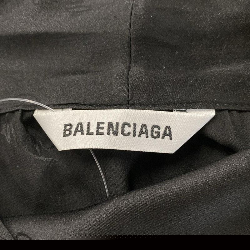 Balenciaga Long Sleeve Shirt Blouse Size 34 S Women - 647677tjn08 Black