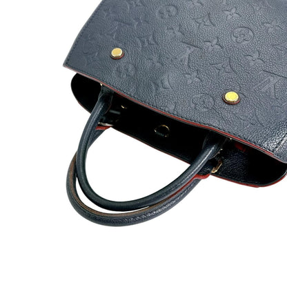 Louis Vuitton Empreinte Montaigne BB Marine Rouge Shoulder Bag